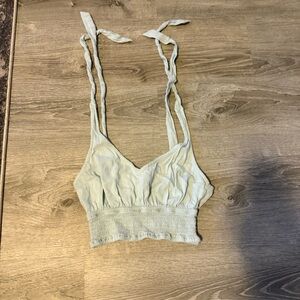 Hollister Soft Blue Crop Top